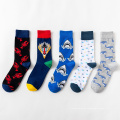 Custom Fashion Animal Crew Bambus &amp; Baumwolle Low Cut Socke Ski und Frauen Lose Top Diabetikersocken für Männer